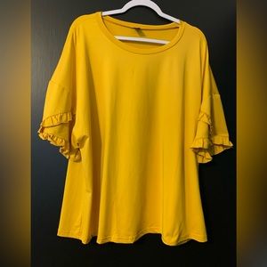 Beautiful ruffle sleeve blouse